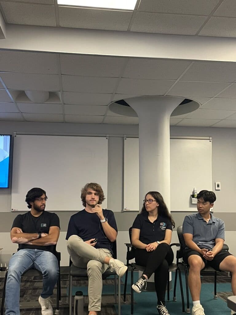 Professional development session with industry representatives